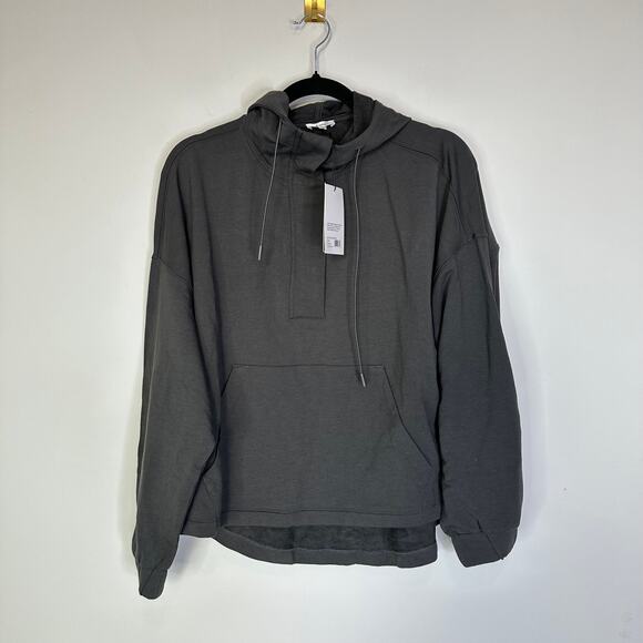 NEW Knix Good To Go Oversized Hoodie Charcoal Grey Size Medium - Picture 3 of 12